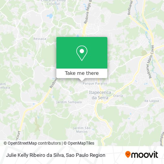 Julie Kelly Ribeiro da Silva map