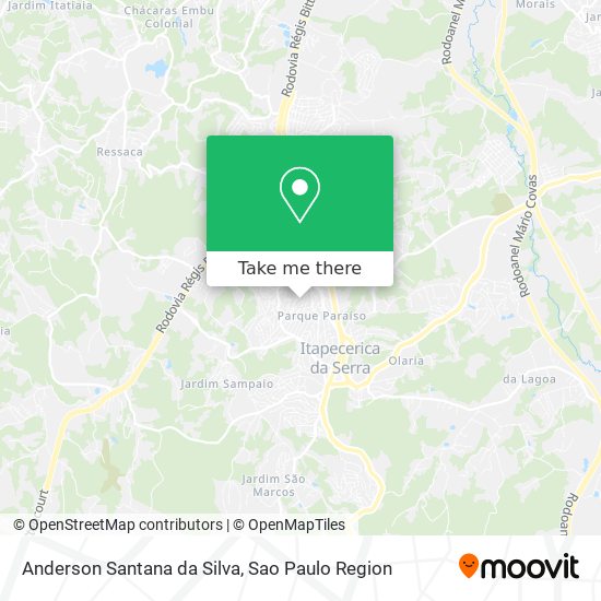 Anderson Santana da Silva map