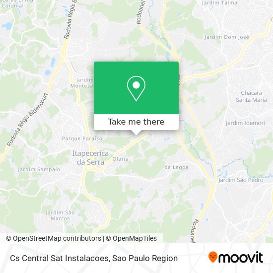 Cs Central Sat Instalacoes map