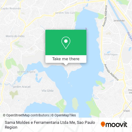 Mapa Sama Moldes e Ferramentaria Ltda Me