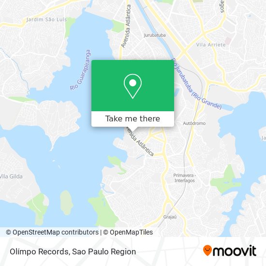 Olímpo Records map