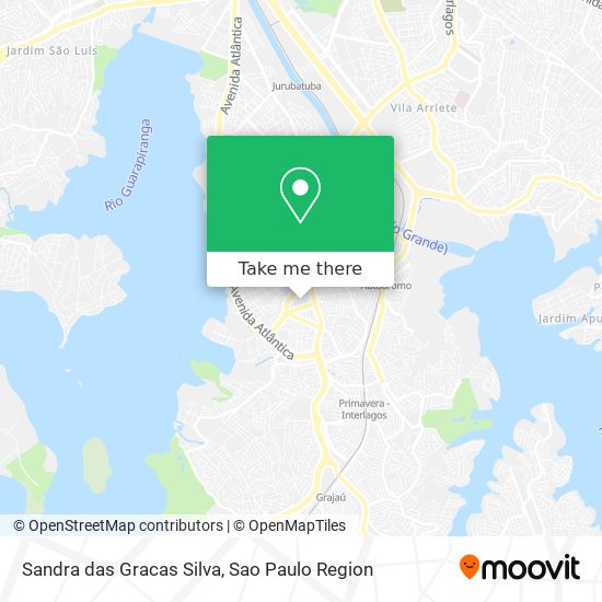 Mapa Sandra das Gracas Silva