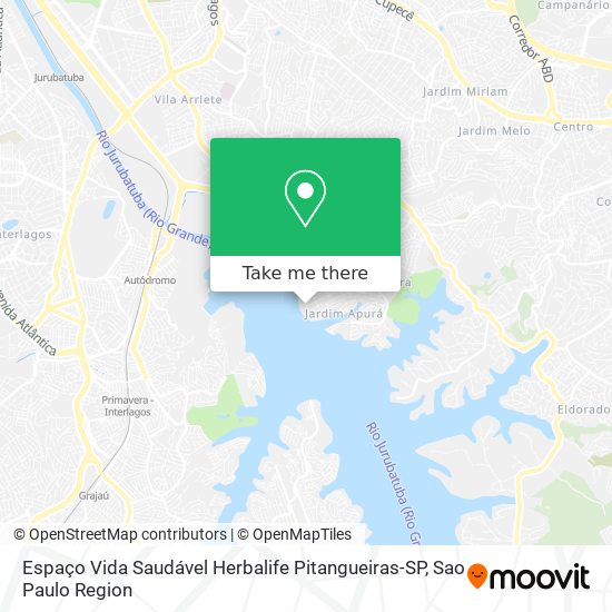 Espaço Vida Saudável Herbalife Pitangueiras-SP map