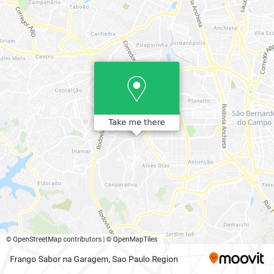 Frango Sabor na Garagem map