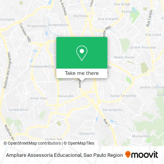 Ampliare Assessoria Educacional map