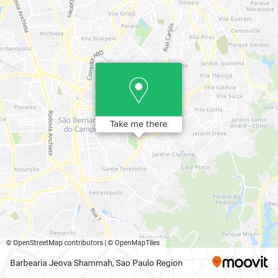 Barbearia Jeova Shammah map
