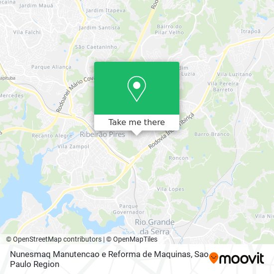 Nunesmaq Manutencao e Reforma de Maquinas map