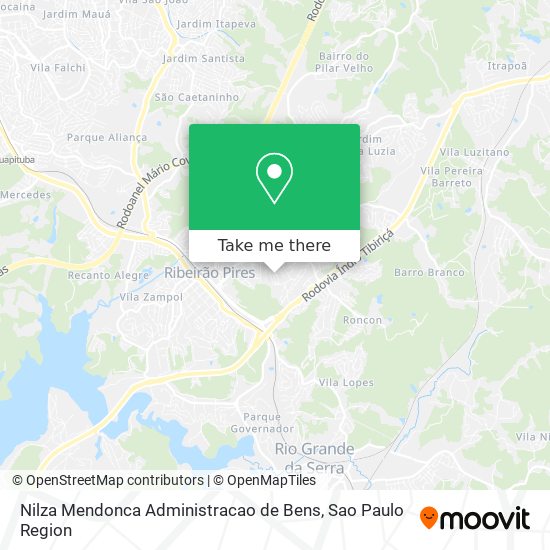 Nilza Mendonca Administracao de Bens map