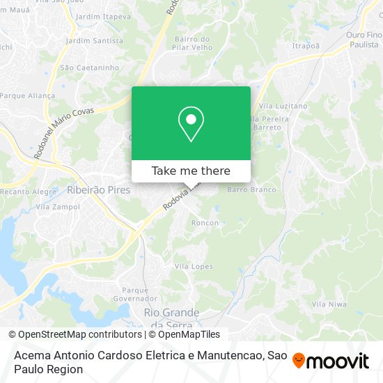 Acema Antonio Cardoso Eletrica e Manutencao map