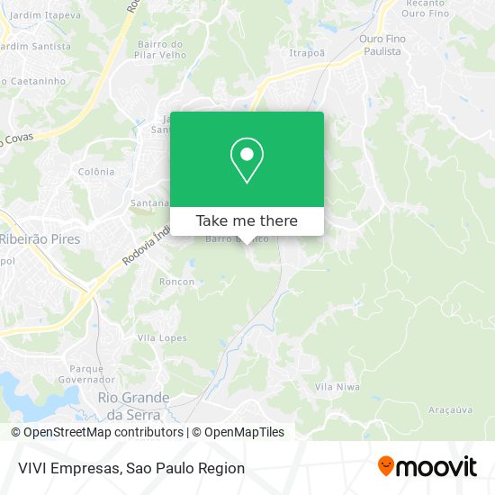 VIVI Empresas map