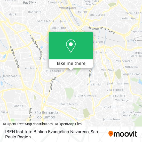 IBEN Instituto Bíblico Evangélico Nazareno map