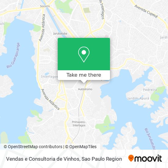 Vendas e Consultoria de Vinhos map