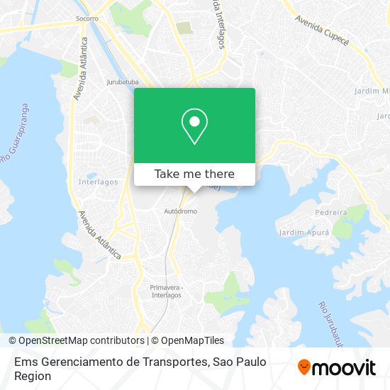 Mapa Ems Gerenciamento de Transportes