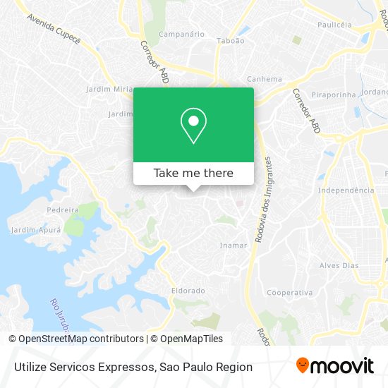 Utilize Servicos Expressos map