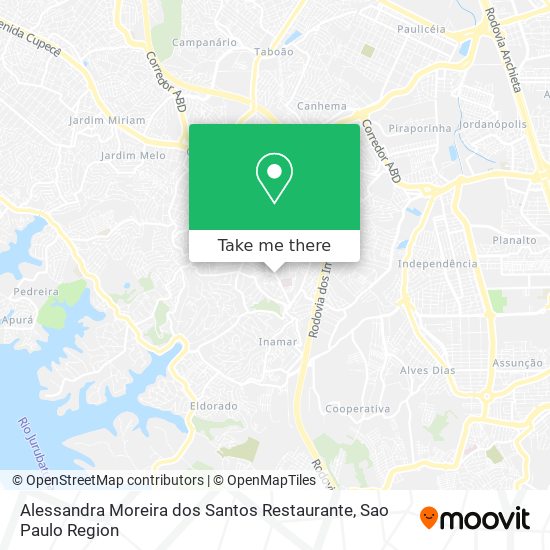 Alessandra Moreira dos Santos Restaurante map