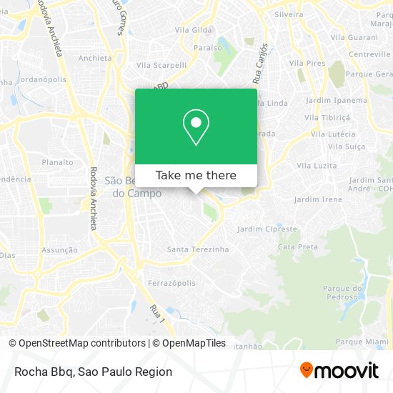 Rocha Bbq map