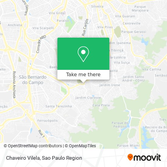 Chaveiro Vilela map