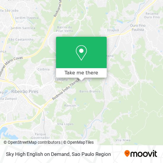 Sky High English on Demand map