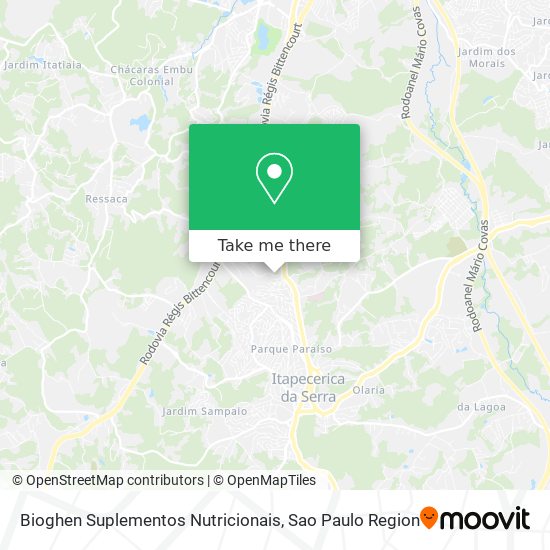 Bioghen Suplementos Nutricionais map