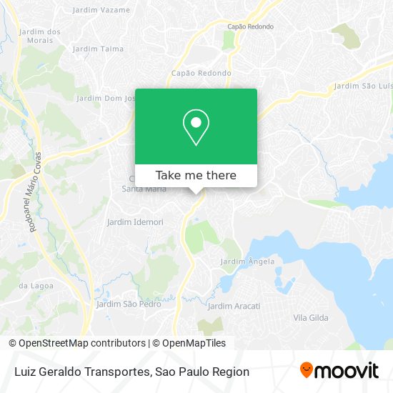 Luiz Geraldo Transportes map