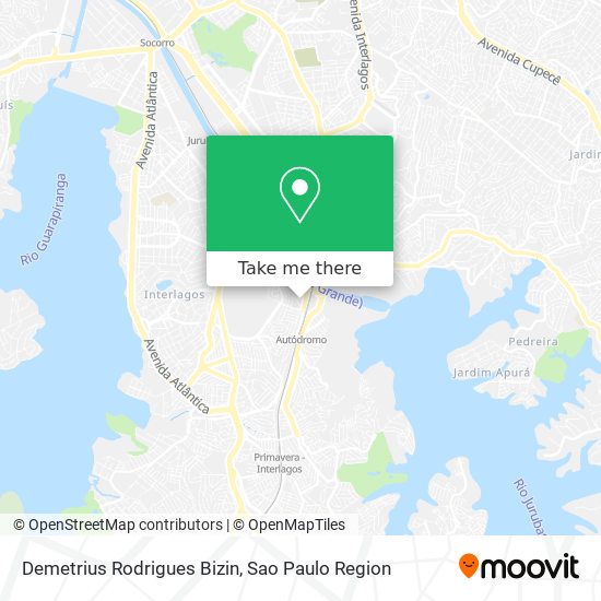 Demetrius Rodrigues Bizin map