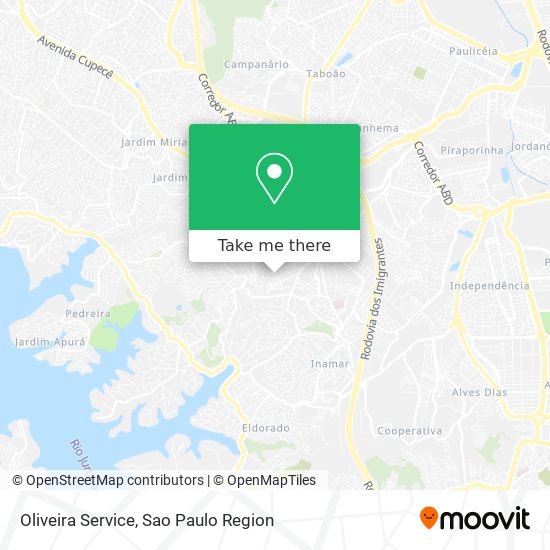 Mapa Oliveira Service