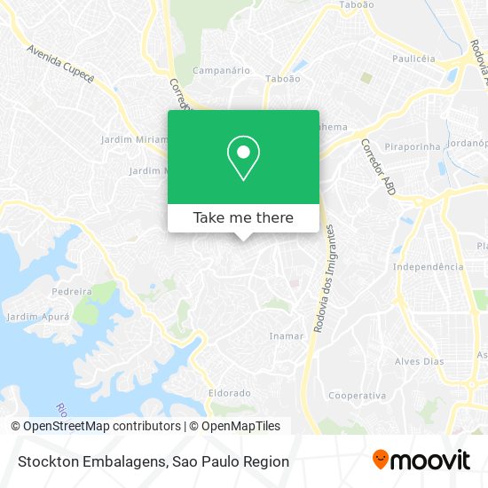 Mapa Stockton Embalagens