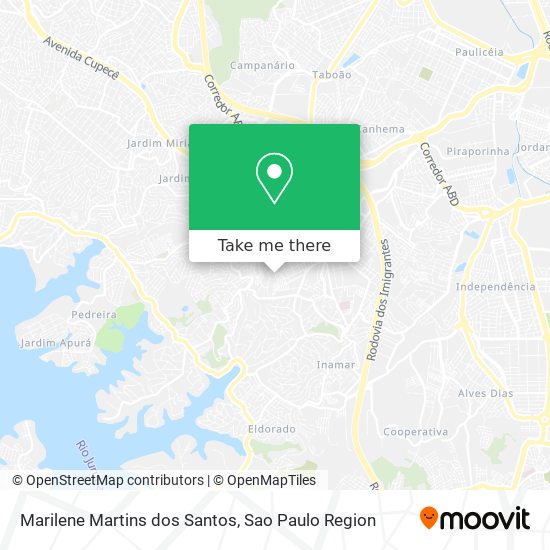 Marilene Martins dos Santos map