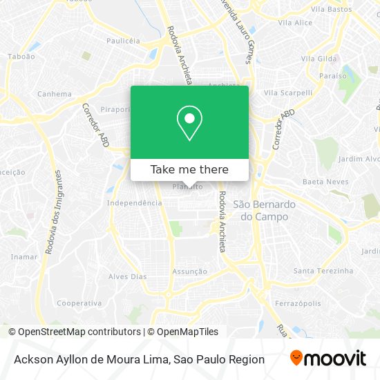 Ackson Ayllon de Moura Lima map