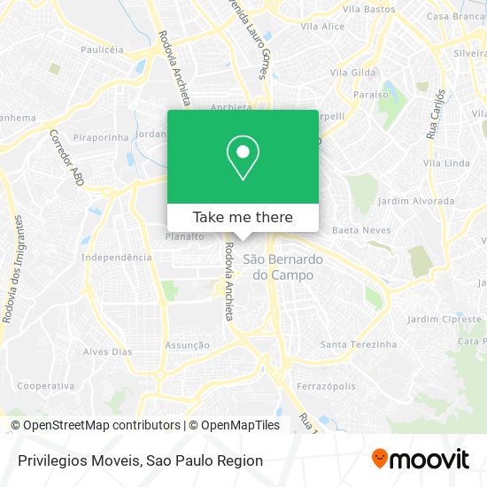 Privilegios Moveis map