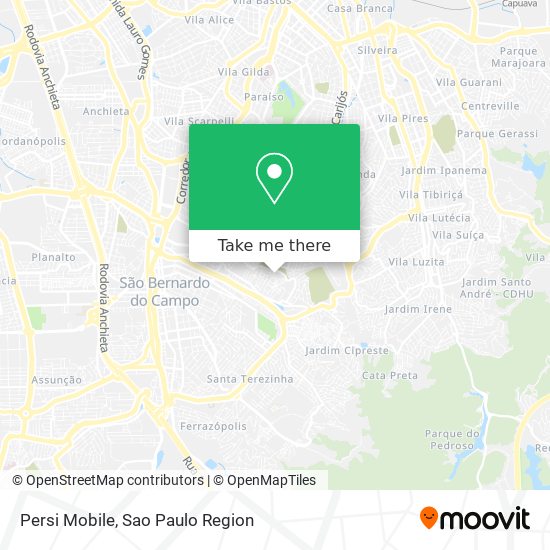 Mapa Persi Mobile