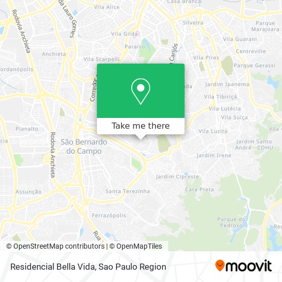 Mapa Residencial Bella Vida