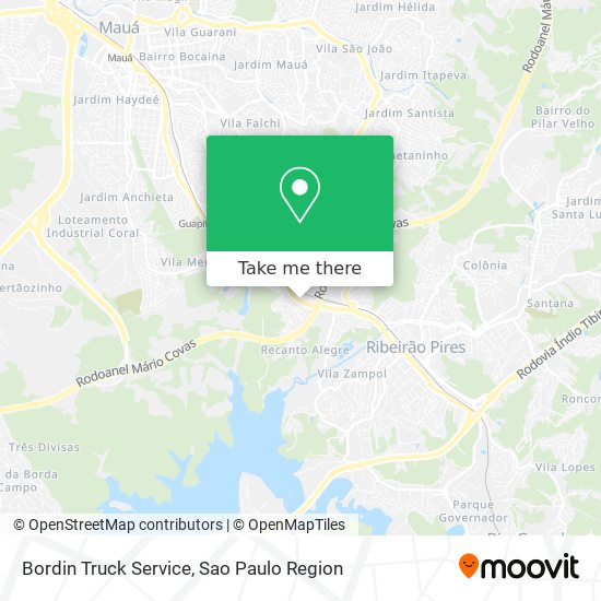 Bordin Truck Service map