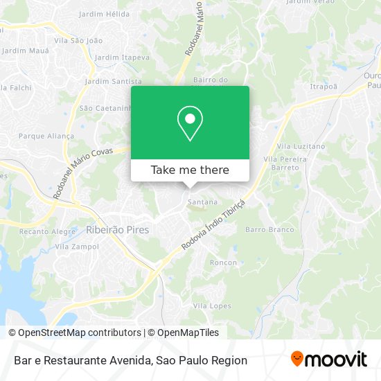 Bar e Restaurante Avenida map