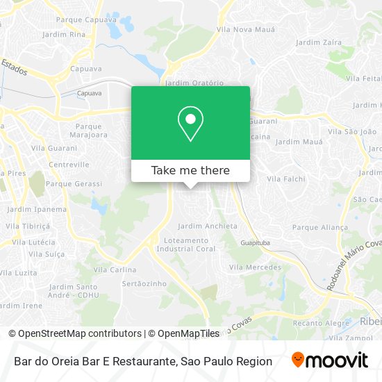 Bar do Oreia Bar E Restaurante map