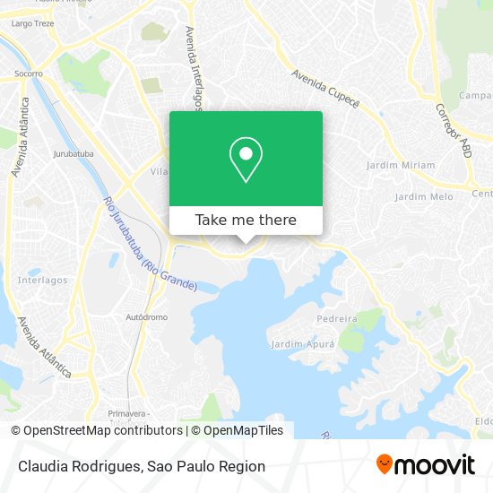 Mapa Claudia Rodrigues