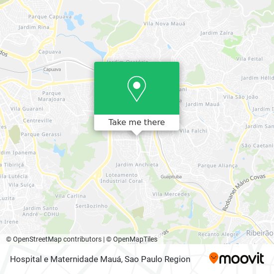 Hospital e Maternidade Mauá map