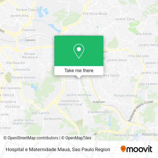 Hospital e Maternidade Mauá map