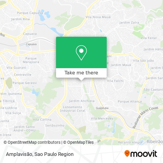 Amplavisão map