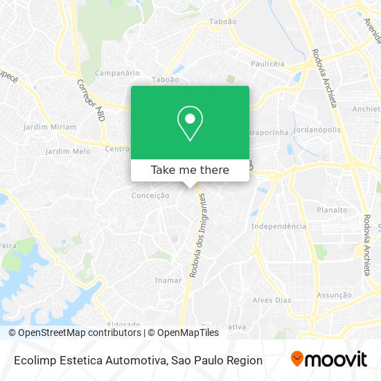 Mapa Ecolimp Estetica Automotiva