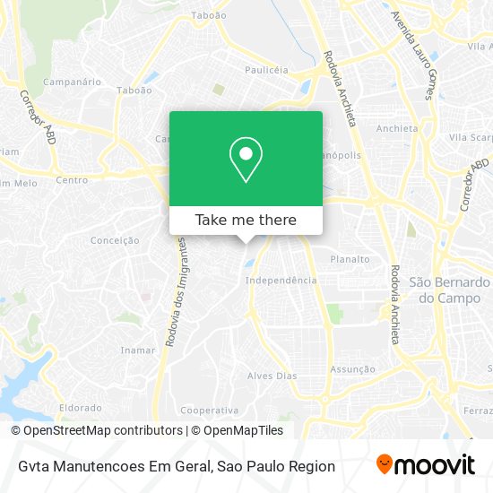 Gvta Manutencoes Em Geral map