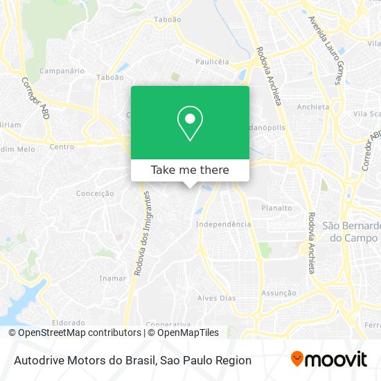 Autodrive Motors do Brasil map