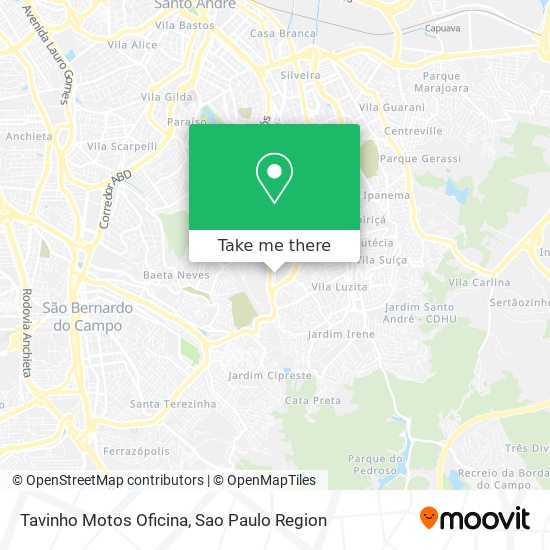 Tavinho Motos Oficina map