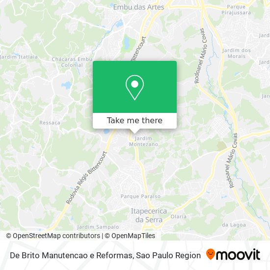De Brito Manutencao e Reformas map