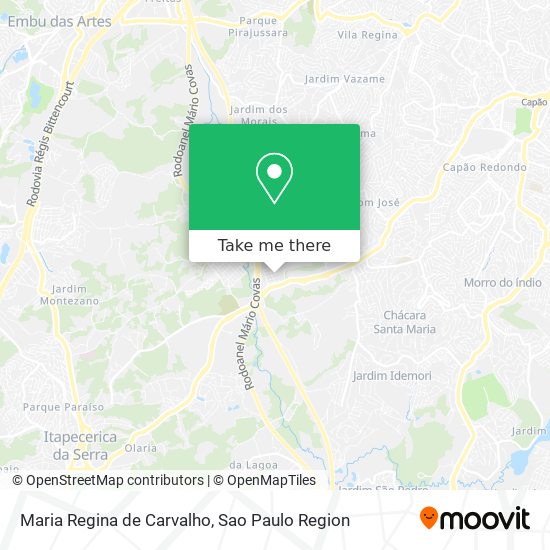 Maria Regina de Carvalho map