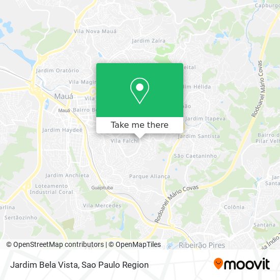 Mapa Jardim Bela Vista