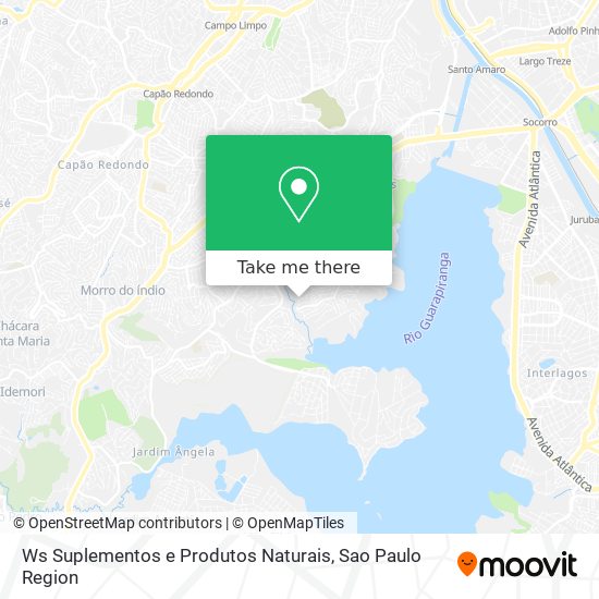 Ws Suplementos e Produtos Naturais map