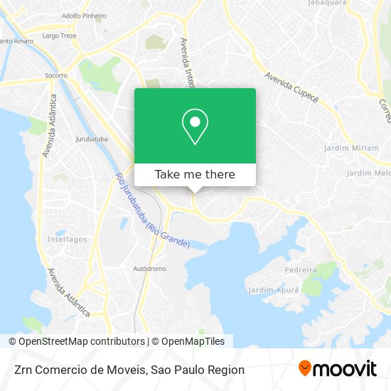 Mapa Zrn Comercio de Moveis