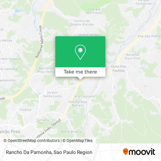 Mapa Rancho Da Pamonha