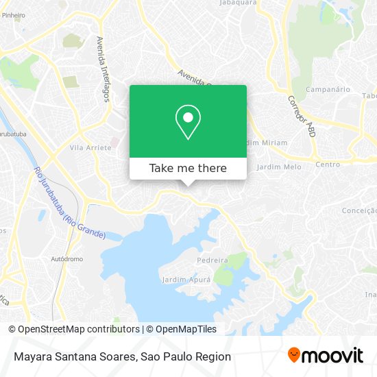 Mayara Santana Soares map